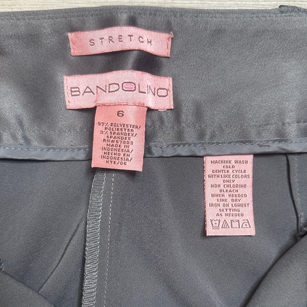 Bandolino Women's Dark Gray Dress Trousers - Picture 7 of 11